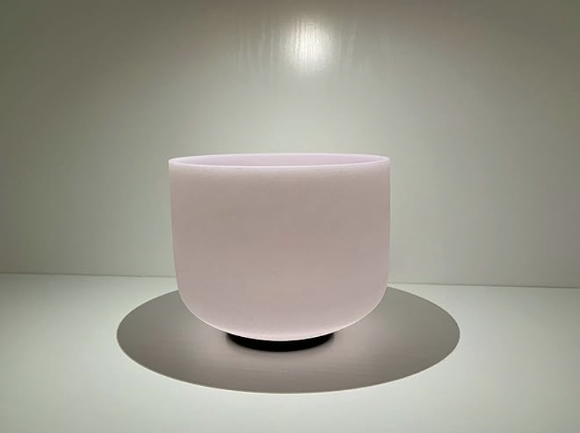 Single 9" or 10" Morganite heart chakra bowl