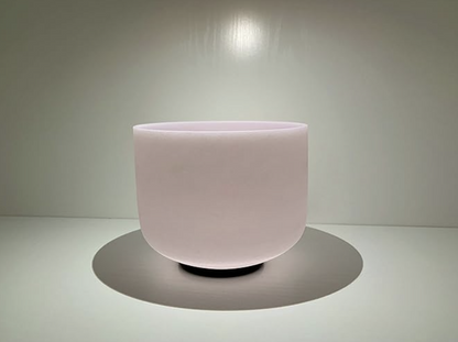 Single 9" or 10" Morganite heart chakra bowl